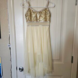 Cream colored ballet dress